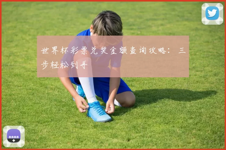 世界杯彩票兑奖金额查询攻略:三步轻松到手