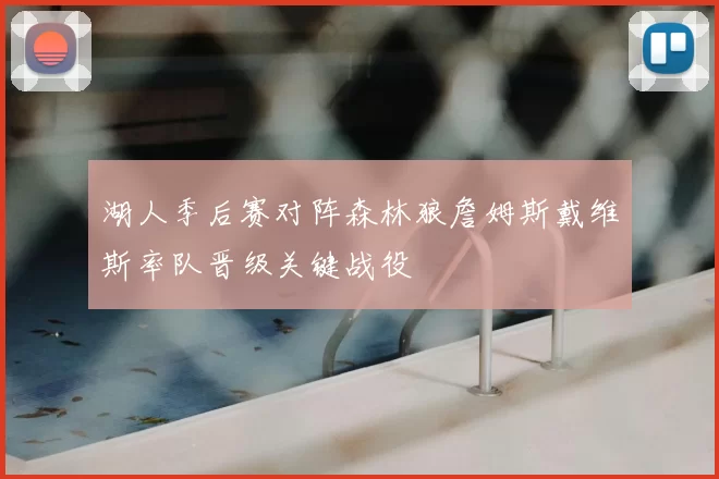 湖人季后赛对阵森林狼詹姆斯戴维斯率队晋级关键战役